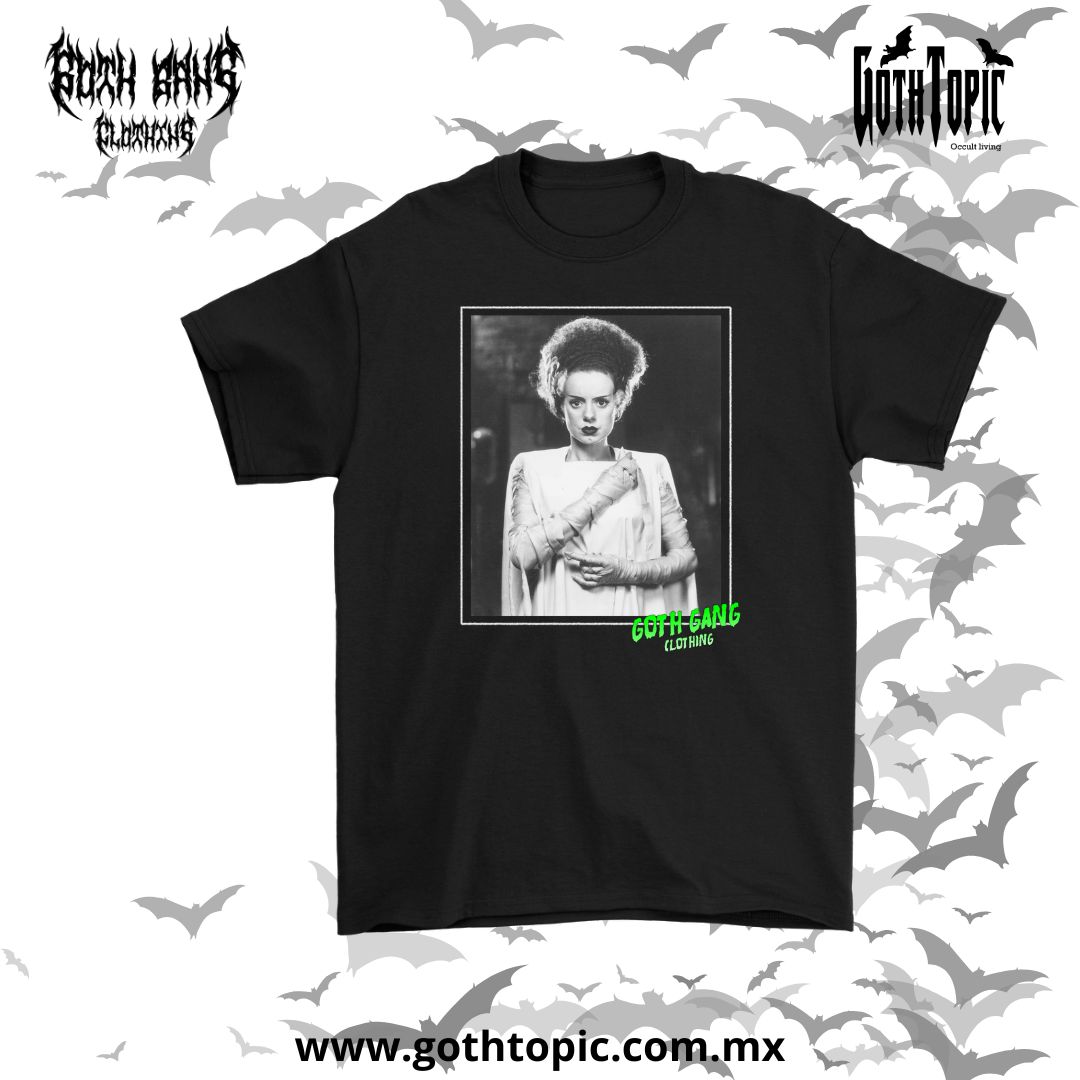 PLAYERA LA NOVIA DE FRANKESTEIN MUJER